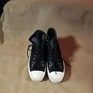 Converse Black and White High-Top Sneakers